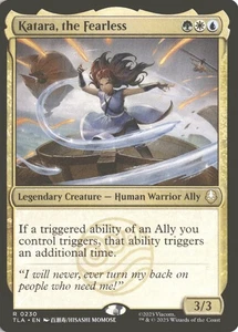 MTG Katara, the Fearless (0230) *Non-Foil* Base Rare Avatar NM/MT Free Ship - Picture 1 of 2