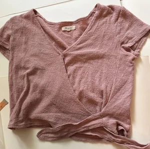 Madewell camicia donna texture filo avvolgente taglia S rosa J2858 SU18 2023718VN - Foto 1 di 6