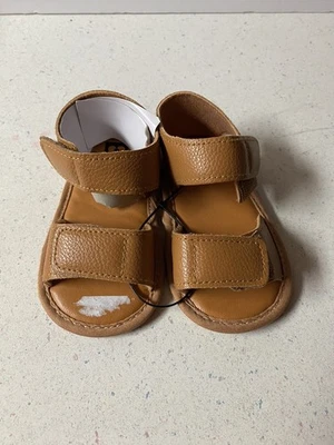 Infant Baby Girls Boys Summer Sandals Hook & Loop Soft Sole Zero Drop Crib Shoes - Image 1 of 4
