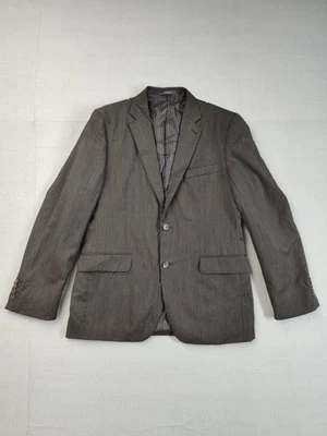 Abrigo Joe Joseph Abboud Hombre 42R Marrón Manga Larga Doble Ventilación Ropa de Trabajo Clásica Foto 1 de 4