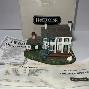 Lo que el viento se llevó Hawthorne escultura "Tara Scarlett's Pride" de colección 1992 escritura - Imagen 1 de 15