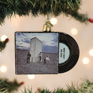 The WHO Band - Who's Next Glitter Album Cover GLASS Ornament by OWC - Picture 1 of 5