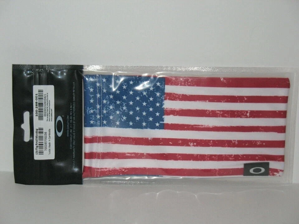 Oakley Bandera EE. UU. Gafas de sol Anteojos Hdo Microfibra Bolsa de limpieza Nuevo  Foto 1 de 1