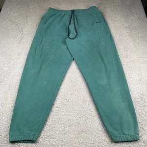 Vintage Nike Sweatpants Jogger Mens 2XL Green Tapered Stretch Waist USA Made - Picture 1 of 16