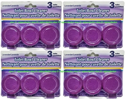 (лот 4) Туалет чаша очиститель лаванды (3Tabs/pk-50g каждый = всего 150 г) запечатанный - Изображение 1 из 4