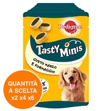 Pedigree Tasty Minis Biscottini Snack Croccanti Manzo Formaggio per Cani 500g