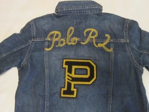 Polo Ralph Lauren Boy's "Polo RL 1967" Patch Denim Trucker Jacket (XL 18-20) NWT - Picture 1 of 22