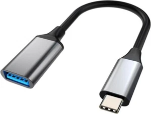 USB C to USB 3.0 Cable Adapter USB C Male to USB-A Female Adapter OTG Cable-GRAY - Photo 1 sur 5