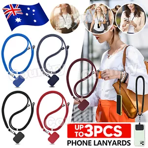 Universal Mobile Phone Lanyard Adjustable Fashion Hanging Neck Strap With Patch - Picture 1 of 26