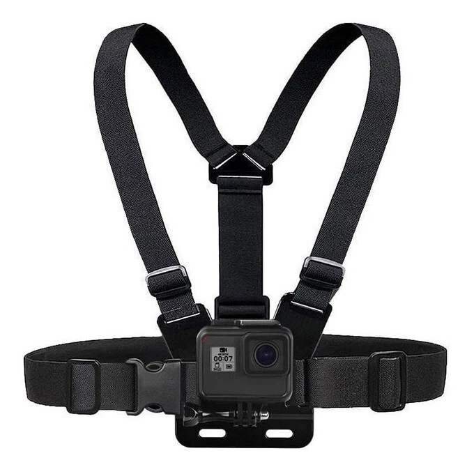 Chest Strap Mount for GoPro HERO 13/12/11/10/9/8/7/6/5/4/3/MAX/Session - Image 1 of 4