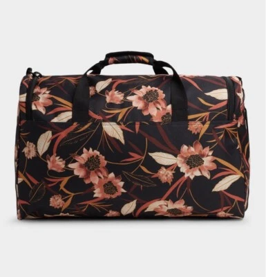 Billabong Large Weekender Travel Bag - Coco Berry - Floral/Black - NWT - Image 1 of 4