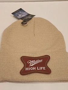 Miller High Life Patched Knit Cuffed Beanie - Picture 1 of 19