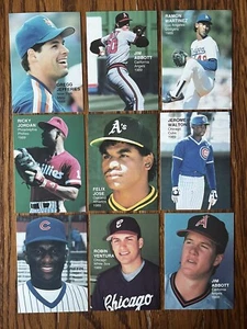 (9) 1989 Pacific & Comics Rookies Superstars 2. Jim Abbott, Robin Ventura++ - Picture 1 of 2