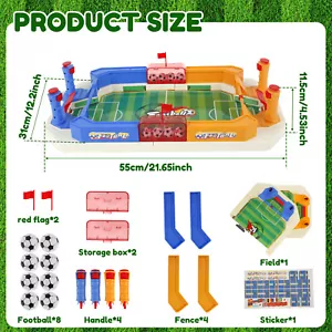 Mini Table Football Game Interactive Tabletop Football Game 2 Players Mode guLcO - Picture 1 of 11