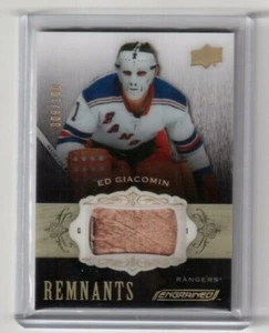 2018-19 Upper Deck Engrained Remnants Stick Ed Giacomin New York Rangers 009/100 - Bild 1 von 2