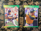 1989 Donruss Wade Boggs & Mark Mcwire Lot Of 2