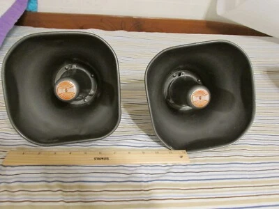 Altavoz de bocina Atlas Sound AP-15 o Hailer alarma contra incendios altavoz ARAÑAZOS Y ABOLLADURAS Foto 1 de 4