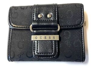 Vintage wallet, Gues, black, women's