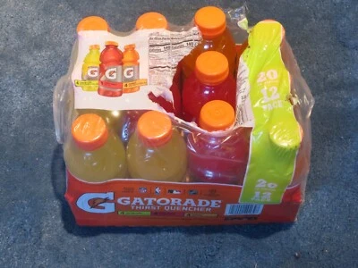 (12) Лот товаров Gatorade Thirst Quencher Classic Variety упаковка 20 унций каждая - Изображение 1 из 3