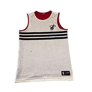 Miami Heat Reversible Jersey | Mens NBA Adidas Basketball Sportswear White Red - Picture 1 of 8