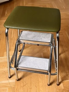 Original Vintage FRZ Treppenstuhl Steighilfe Leiter, Mid Century *rar* - Bild 1 von 5