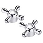Classic Style Alloy Faucet Knob Handle Kit Universal Fit Easy Installation