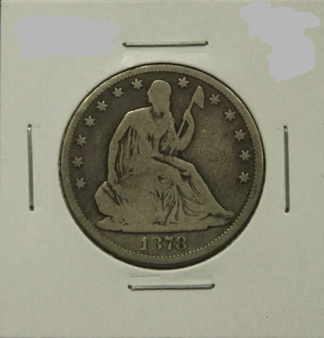 1878 SEATED LIBERTY SILVER HALF DOLLAR 50C (50337) Cover