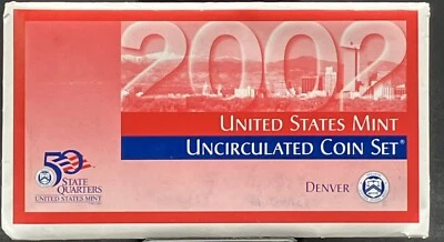 2002 United States Denver Mint coin set uncirculated. - Image 1 of 4