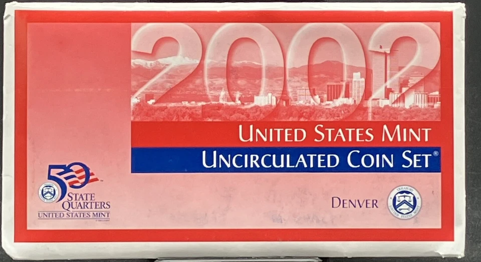 2002 United States Denver Mint coin set uncirculated. - Image 1 of 4