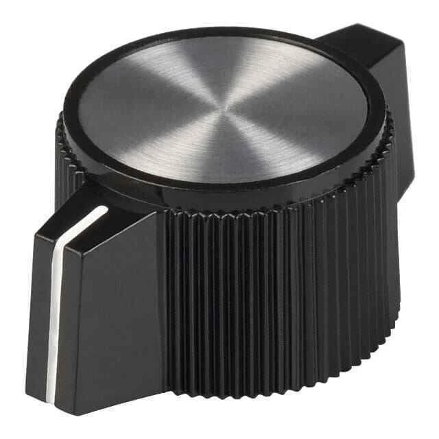 1 x KNOB KNURLED 0.250  PLASTIC - Image 1 of 1