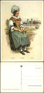 Schweizer Trachten - Costumi Nazionali - Schwyz/Svitto - nuova FG - Bild 1 von 1