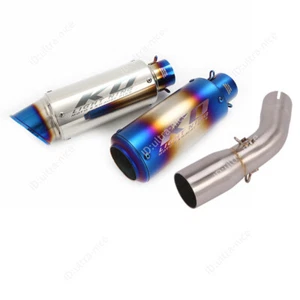 For Suzuki SV650 2016-2024 Motorcycle Mid Exhaust Pipe 51mm Mufflers DB Killer - Picture 1 of 14