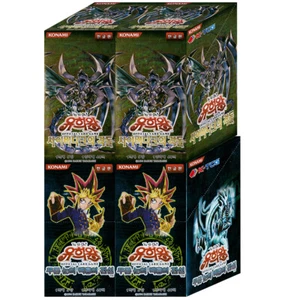 4xKorean Yugioh Box:Cyberdark Impact CDIP + Legend of Blue Eyes White Dragon LOB - Picture 1 of 1