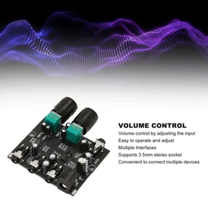 2 In 2 Out Sound Mixer Professional Volume Control Low Noise Stable 2 Way St NEW - Zdjęcie 1 z 12