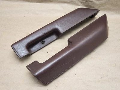 87-95 Nissan Pathfinder D21 Pickup Left Right Door Armrest Handle Burgundy OEM - Image 1 of 4