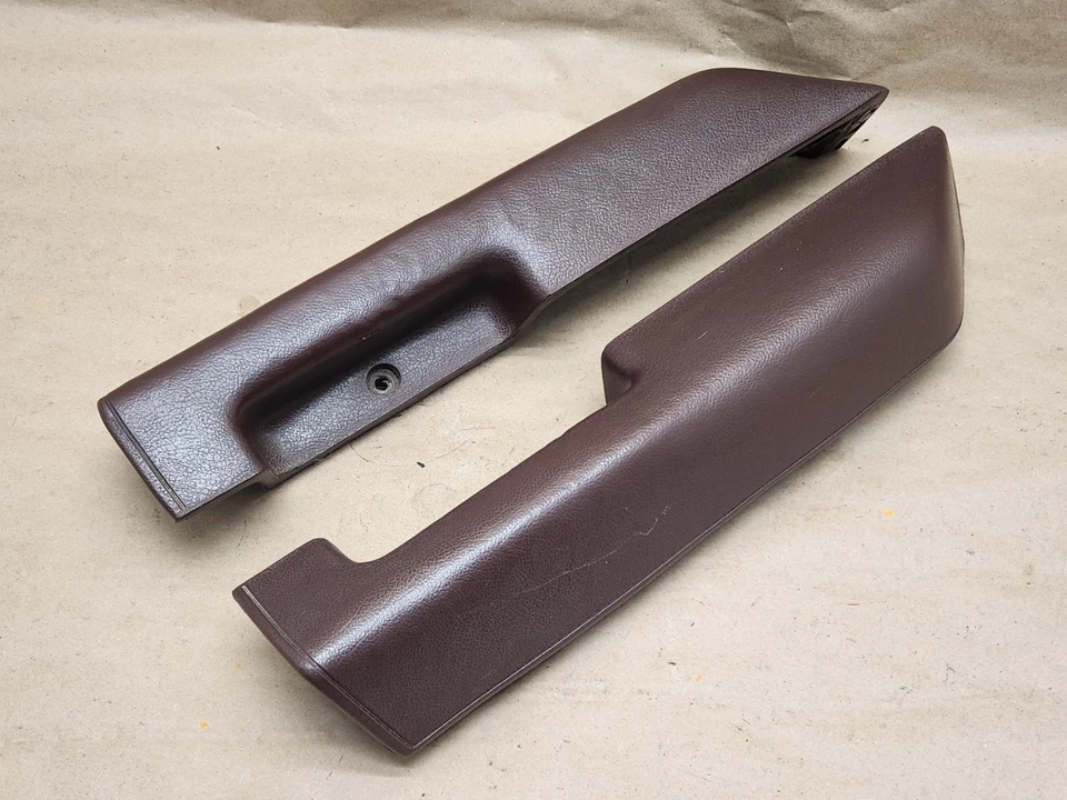 87-95 Nissan Pathfinder D21 Pickup Left Right Door Armrest Handle Burgundy OEM - Image 1 of 4