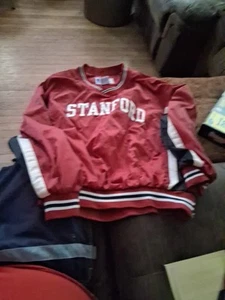 VINTAGE STANFORD UNIVERSITY PULLOVER WINDBREAKER HERREN GRÖSSE XLARGE RUSSELL SPORTLICH  - Bild 1 von 7