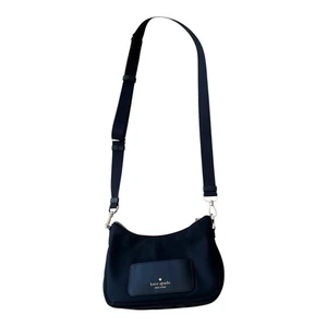 Kate Spade Chelsea Black Nylon Crossbody Bag Purse w/ Coin Pouch - Picture 1 of 14