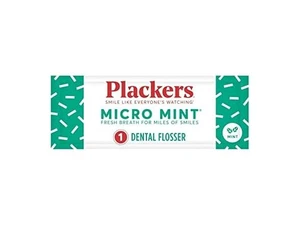 Plackers Micro Mint Dental Floss Picks, 1000 Count Green 1000-Count - Picture 1 of 9