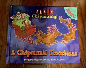 Alvin and the Chipmunks: A Chipmunk Christmas (with CD) - Hardcover - Picture 1 of 5