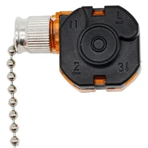 Ventole a ventola del soffitto Interruttore catena a 4 fili 3 velocità Switch - Foto 1 di 24