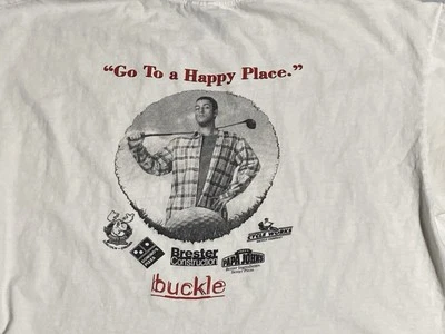 Vintage 1999 “Go To a Happy Place” Adam Sandler Happy Gilmore Promo T-Shirt XL - Image 1 of 4