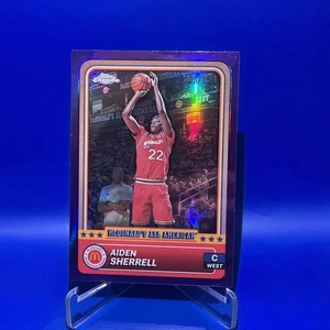 Aiden Sherrell 2024 Topps Chrome McDonald's #42 Purple Refractor 103/150 - Picture 1 of 2
