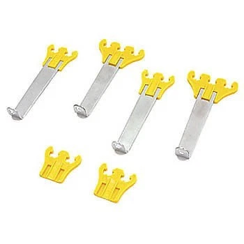 SBC Spark Plug Wire Pro Wire Looms Dividers Separators Holders 7-8.5m Yellow - Image 1 of 2