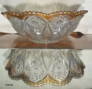 EAPG Schale Indiana Glas Co. NOGI / Amulett oder Anhänger Muster 1906 - Bild 1 von 1