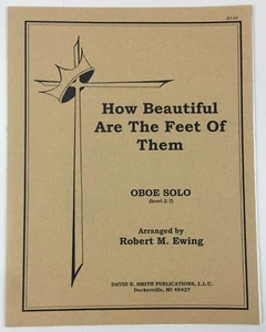 How Beautiful Are The Feet of Them Oboe Solo Sacred Sheet Music with Piano - Picture 1 of 5