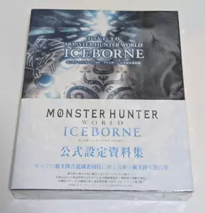 Dive To Monster Hunter World ICEBORNE Official Design Works Game Art Book Japan - Picture 1 of 2