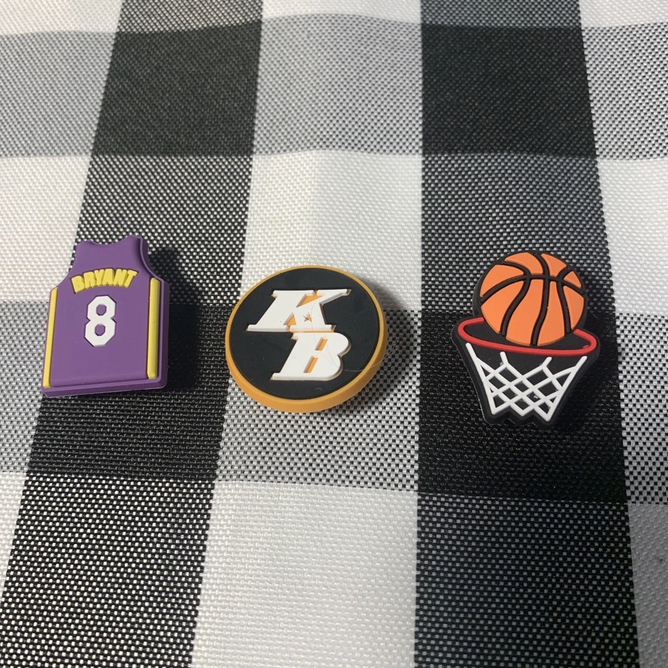 New Basketball  Kobe Bryant Set Of 3 Shoe Charms - Image 1 of 1