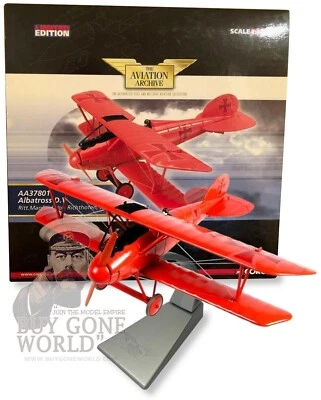 ALBATROS D.V LUFTSTREITKRAFTE JASTA 11 THE RED BARON 1917 - CORGI AA37801 1/48 - Image 1 of 4