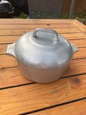 Vintage Wagner Ware Magnalite 4248P Dutch Oven Roaster Sidney-O w/ Lid & Insert!